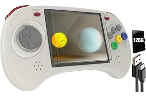 AIRUIDAS RG ARC-D Dual OS Android 11 and Linux,Retro Handheld Game with 128G TF Card Pre-Installed 4541 Games Supports 5G WiFi 4.2 Bluetooth Online Fighting,Streaming and HDMI