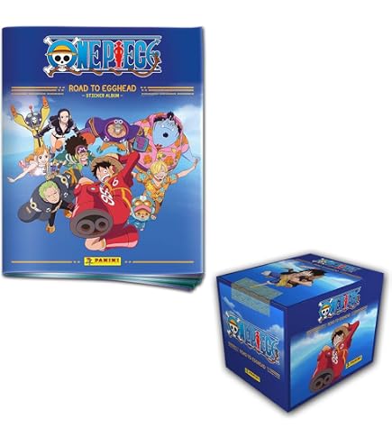 Panini Album Luffy One Piece The New World – 32 Pages + Porte-cartes, édition Française