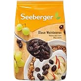 Seeberger Blaue Weinbeeren 8er Pack: Saftig-süße Rosinen der Traube Thompson Seedless - zum Backen, Kochen und Snacken - sonn