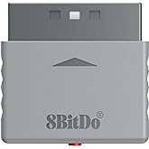 8Bitdo retro receiver for PS1, PS2 and Windows, Xbox Series Controller, Xbox One Bluetooth Controller, Switch Pro and PS5/PS4 Con
