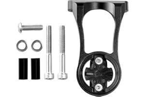 CNC Bici Supporto Bryton, Supporto per Bryton Rider 20, 30, 100, 210, 310, 330, 410, 530 Nero/Rosso