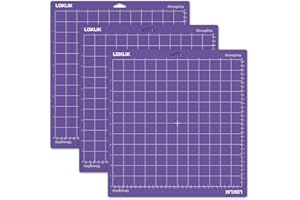 Loklik - Alfombrilla de Corte LOKLiK 35,5x33 cm, Multiusos - Compatible con LOKLiK iCraft, Ideal para Vinilo Termoadhesivo, Cartulina, Papel Estampado y Más (púrpura)