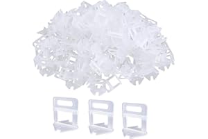 PMELCXD 200 pcs Kit Nivelación de Azulejos Espaciadores de 1mm para grandes forma plazo de azulejos instalación 3-12 mm, Sistema Nivelación de Baldosas Accessiones