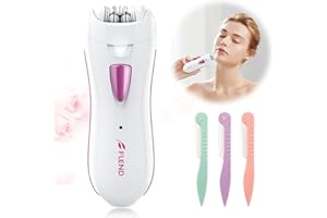 BEAUZMO Epilierer für Frauen, Gesichtsepilierer Damen, Kabelloser Elektrischer Epilierer, Schmerzfrei Mini Epilierer, Epilierer mit LED-Licht für Frauen, Gesicht, Körper, Achselhöhle, Bikini, Bein