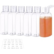 10 Transparente Reiseflaschen 100 Ml – Auslaufsicher & Flugtauglich