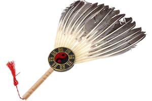 DAILY MALL dailymall Handweicher Großer Großer Federfächer Chinesischer Sanguo Kongming