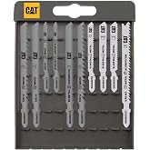 CAT DA06903 Profesyonel Metal/Ahşap Hassas/Kaba Kesim Dekupaj Testere Ucu 10 Par&ccedil;a