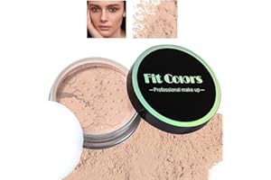 MORNERY Loose Face Powder - Face Setting Powder with Puff/Matte Finish & Oil Absorbing & Lightweight - Makeup Face Powder for All Skin Types (02 Natural)