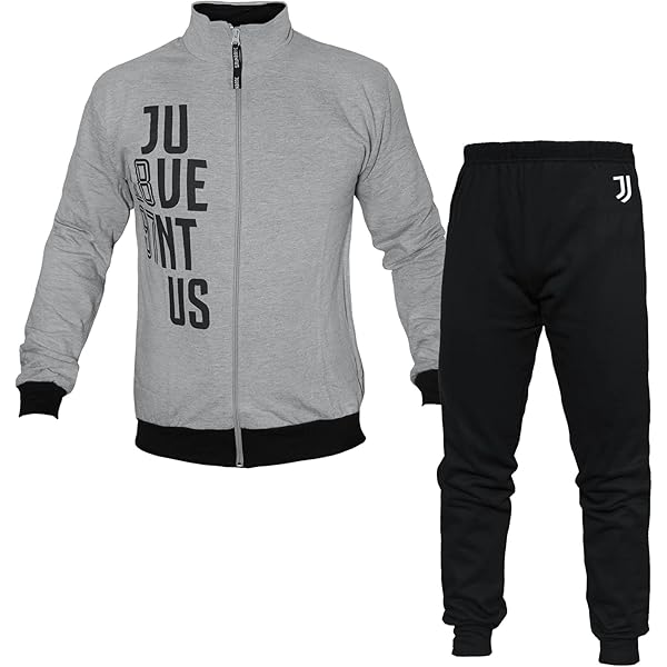 Pigiama Juventus Ufficiale - Tuta Con Zip, Cotone, Taglie S-XXL + Biglietto Auguri Omaggio - Foto 7