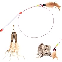 10 Pezzi Giochi Per Gatti Interattivi - Con Piume, Campana E Ventosa - Foto 7