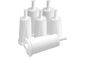 AQUALTRA Filtro Acqua per Macchina da Caffè, Compatibile con Filtro Acqua Express Pro BES008, SES008/SES810/SES875/SES880/SES920/SES980/SES990 (6 Pezzi)