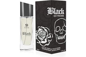 S1 SER ONE SERONE Parfums Equivalence Hommes offres originales - Longue durée - Equivalence Cologne Spray - Eau De Parfum Spray Idées cadeaux pas cher, Eau De Parfum Low Cost (BLACK EXTREME)