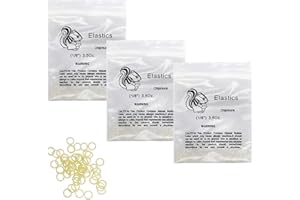 COMIOKE Elastici in Gomma Ortodontica, Elastici Ortodontici, Elastici Multiuso, Dentale Dentale Gap Ortodontico Fasce Elastiche Trasparenti, 300Pcs Elastico Denti Rubber Band Oral Orthodontics Strumento1/8