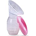 Luv Lap 100ml Breast Milk Catcher/Saver Pump, 100% Silicone