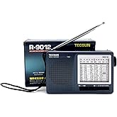 Ultratekno Tecsun R-9012 Taşınabilir Analog Radyo Kısa Dalga FM Stereo Alıcı FM/MW/SW 12 Bantlı D&uuml;nya Radyosu