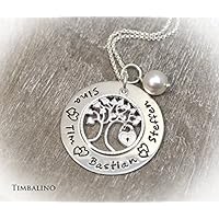 Namenskette, Baum des Lebens Kette mit Wunschgravur