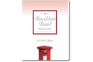 Basildon Bond Writing Pad 229x178mm 80 Pages 40 Sheets - Color: White