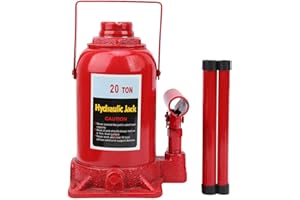 Aserell Hydraulic Bottle Jack 20 Ton Heavy Duty Truck Caravan Car Boat Hydraulic Lifting Ram Bottle Jack