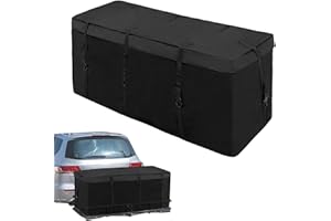 MOCOLI Dachbox Auto, Auto Heckbox Gepäckträgertasche,Transportbox,Gepäckträger für Anhängerkupplung,135 * 51 * 51CM Faltbare dachbox Dachgepäcktransporttasche Wasserdicht Transporttasche für alle Autos