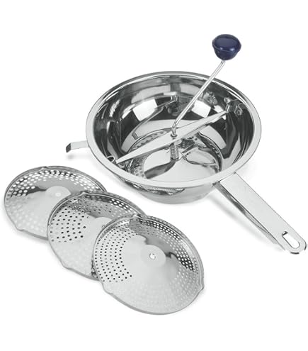 SKY-TEMPSA Presse Purée Manuel Agitateur En Acier Inox Pr Pomme de