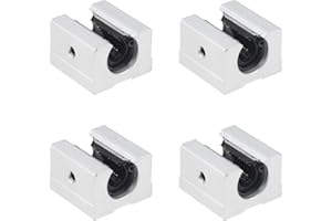 N\C 4PCS SBR16UU SBR Linear Ball Bearing Slide Block for SBR16 Linear Rail Guide