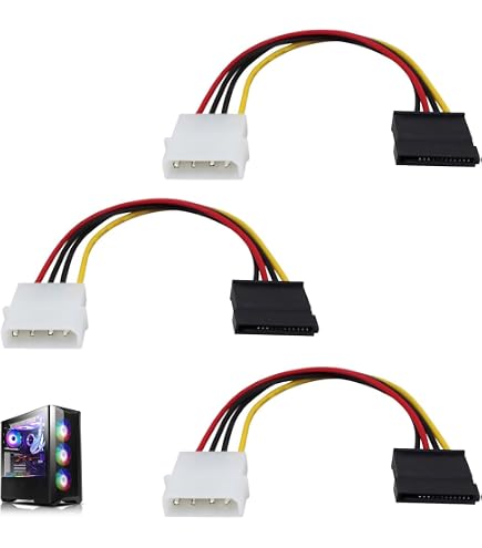 Câble SATA Mâle à Femelle 7+15 Broches - 1 Mètre - Uxcell - Pour Transfert Données Et Courant