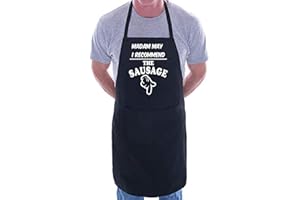 Print4U Slogan Novelty Cooking Apron Recommend The Sausage