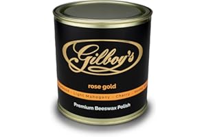 Gilboys 'Rose Gold' Premium Beeswax Polish (1L). Specially formulated for use on Teak Mid Century Furniture