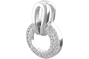 SilberDream Round Ketten-Anhänger Damen Zirkonia weiß 925 Echt Silber GSH403W Silber Kettenanhänger