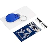AZDelivery RFID Kit - MFRC522 RC522 RF IC Card Reader Sensor Module, RFID Chip Key Ring and S50 Card 13.56MHz I2C IIC SPI, Co