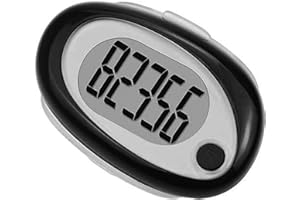 Palmcee Step Counter for Walking, 3D Pedometer with Removable Buckle & Lanyard, Large LCD Display Simple Pedometer Step Counter, Max 99999 Steps, Pedometer Step Counter for Seniors Men Women Kids