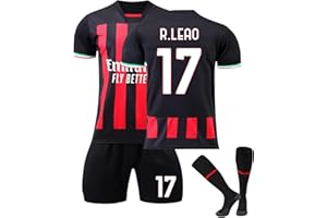 DUOROUPUTAO Maglie da Calcio 2023 2024, Completo Calcio per Uomo Bambino Kit Allenamento Calcio Tuta Calcio Uomo T-Shirt Pantaloncini e Calzettoni da Bambino e Adulto