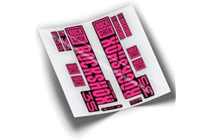 PEGATINEA ROCKSHOX 35 2021 WP396 Fork Stickers Fluorescent Pink