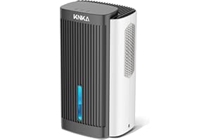 KNKA Deumidificatore, Deumidificatore casa, 1,1 litri/giorno, Deumidificatori Silenzioso per Camere da Letto,Bagno e Camper Sotto i 17m², Resistente all'umidità con effetto purificante dell'aria