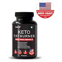 Healthvit Keto Fat Burner Formulated in USA with Garcinia, Green Tea, Green Coffee, CLA - 60 Capsules