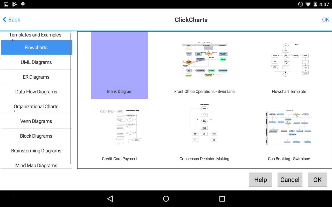 Clickcharts Free Flowchart Amazon De Apps For Android