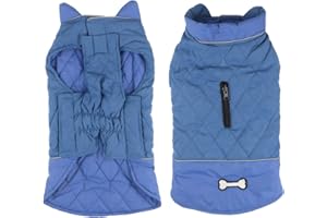 Idepet wodoodporny ubranko dla psa, zimowa ciepła kamizelka, kamizelka, wiatroszczelny kombinezon śnieżny, ubrania dla psa, kamizelka, zwierzę domowe, odzież dla małych, średnich, dużych psów z otworem na uprząż