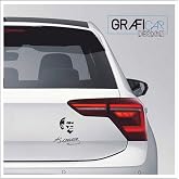 Graficar Design K.Atat&uuml;rk Sil&uuml;et ile Uyumlu İmza Sticker