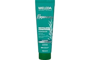 ‎WELEDA WELEDA Bio Rosmarin Revitalising Conditioner - Naturkosmetik Haarpflege Spülung mit Jojobaöl, Rosmarinöl & Arginin für natürlichen Glanz & Volumen. Haarspülung ohne Silikone & Sulfate (vegan, 150ml)