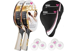‎BUTTERFLY Butterfly® Timo Boll Gold 85020 Tischtennisschläger | Tischtennis Racket Bat TT Hobby & Freizeit | Trainingsschläger für geüpte Spieler | ITTF zertifizierter Pan Asia Belag | konkave Griffform