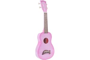 Makala 133454 "Pink Burst" Dolphin Soprano Ukulele Outfit