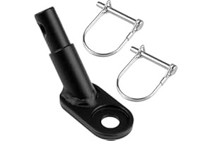 MAXMOC Fahrradanhänger Kupplung,Metall Anhängerkupplung,Fahrrad Anhängerkupplung mit 2 Stück Sicherungsstift für Kinderanhänger Hundefahrradanhänger Hundewagen