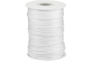 JINXM 1,8 mm Weiß Geflochtene Lift Shade Cord Roll Weiß Geflochtene Lift Shade SchnurJalousien Aluminium Blind Shade,für Jalousien Aluminium Blind Shade