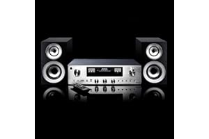 GPO Retro PR200 set audio da casa Sistema audio midi per la casa Argento 12 W