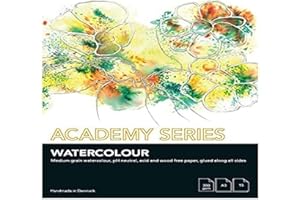 Play-Cut Academy Series Blok do Akwareli, Papier, Biały, 15 Arkuszy A3