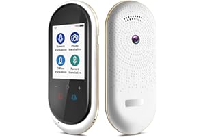 Adelagnes Translator T8 Sprachübersetzer | Übersetzungsgerät | Übersetzungsgerät mit Sprachausgabe | WIFI | Hotspot |Offline| Foto Übersetzer |Sofortübersetzer für Reisen,Business und Sprachenlernen