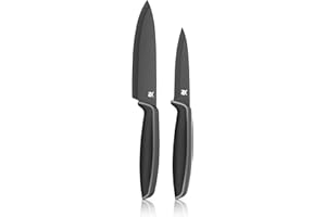 WMF 1879086100 Set di 2 Coltelli, Acciaio inossidabile, Nero