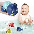TOHIBEE Bath Toys for 1-5 Year Old Boy Girls Gifts Swim Pool Bath Toys for Toddler 1-3 Bathtub Toys for Baby Boy Birthday Gifts for 1-4 Year Old Boys Girls, 3pcs Set