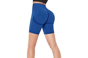 Jetjoy Scrunch Bums Leggings Gym Seamless Butt Lifting Leggings for Women Ribbed High Waist Gym Leggings Ladies Running Workout Leggings Squat Proof Leggings Tummy Control Push Up Yoga Pants