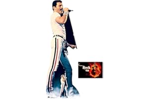 BundleZ-4-FanZ by Starstills Fan Pack - F. Mercury Rock Icon Lifesize and Mini Cardboard Cutout / Standup with 20cm x 25cm Star Photo